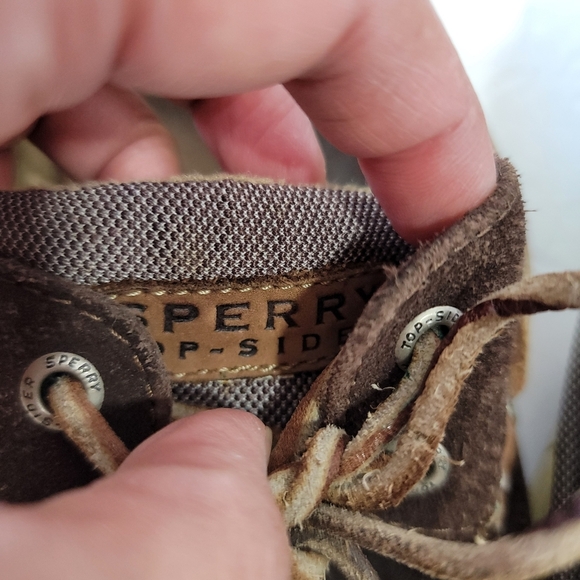 Spery Top Sider Womens Boat Shoes Sz 8M Brown Leather Lace-Up Comfort Casual - Picture 9 of 12